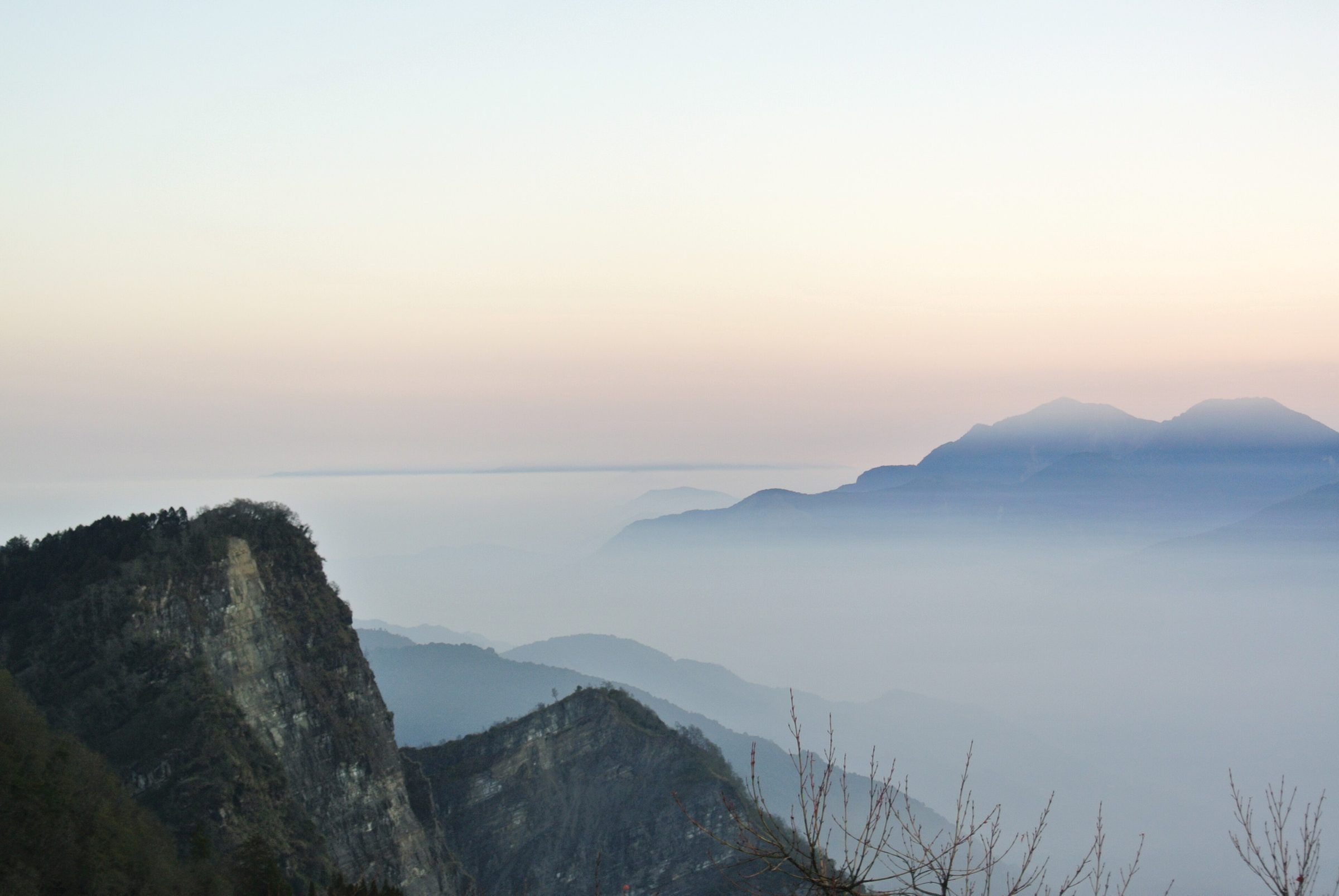 Sunrise over the sea of clouds, Alishan